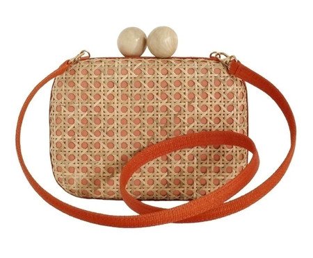Bolsa Brasil Tropical em Palha Coral | Westwing