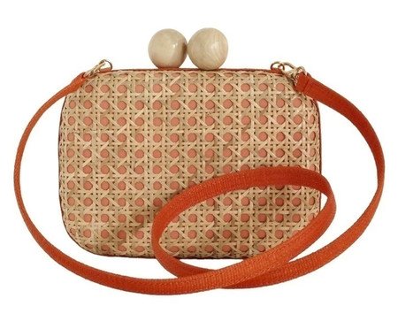 Bolsa Brasil Tropical em Palha Coral | Westwing