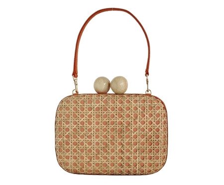Bolsa Brasil Tropical em Palha Coral | Westwing