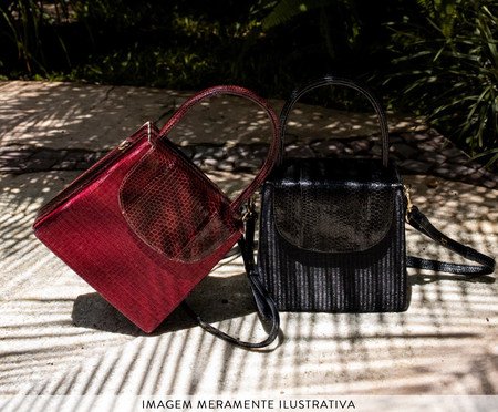 Bolsa Catarina em Palha e Couro Preta | Westwing
