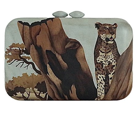 Bolsa Leopardo em Marchetaria | Westwing