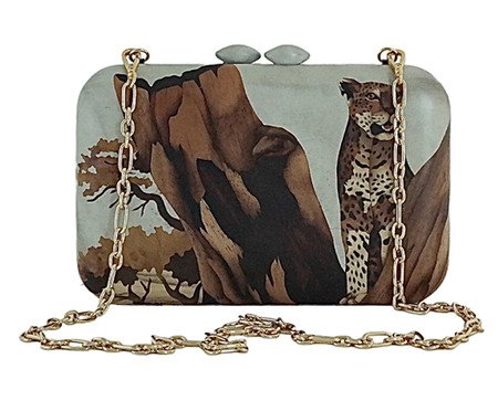 Bolsa Leopardo em Marchetaria | Westwing