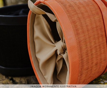 Bolsa Alba em Palha Terracota | Westwing