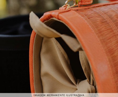 Bolsa Alba em Palha Terracota | Westwing