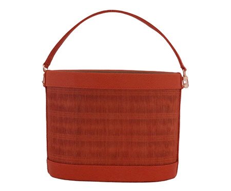 Bolsa Alba em Palha Terracota | Westwing