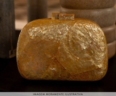 Bolsa em Madrepérola Dourada | Westwing
