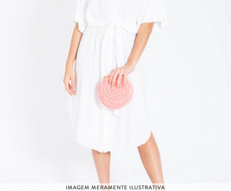 Bolsa Camélia Laqueada Rosé | Westwing