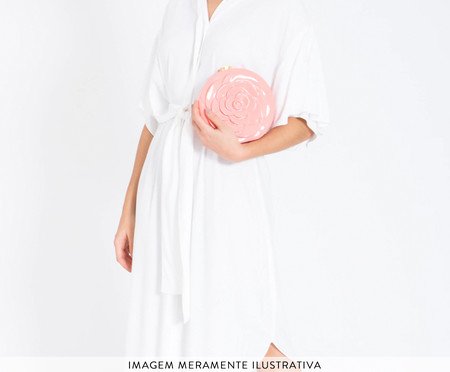 Bolsa Camélia Laqueada Rosé | Westwing