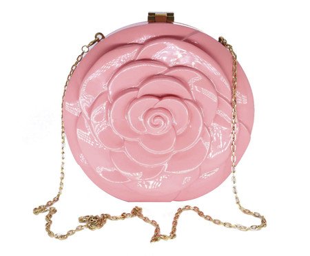 Bolsa Camélia Laqueada Rosé | Westwing