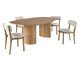 Jogo de Mesa de Jantar Mia Flora, brown | WestwingNow