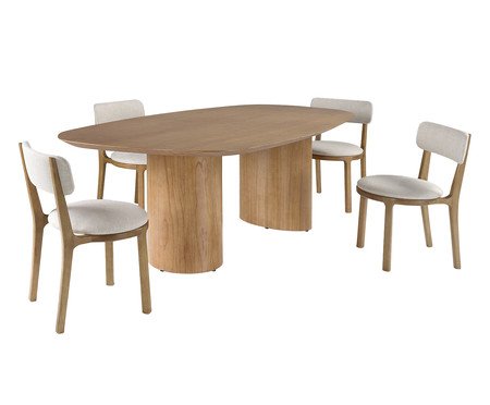 Jogo de Mesa de Jantar Mia Flora | Westwing
