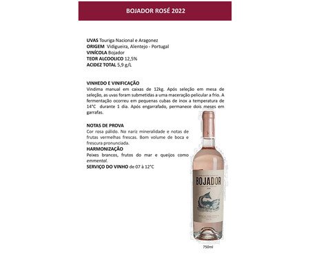 Vinho Bojador Rosé 2023 | Westwing