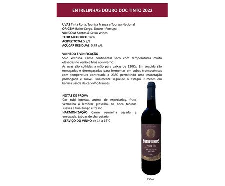 Vinho Entrelinhas Douro Tinto | Westwing
