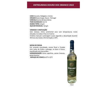 Vinho Entrelinhas Douro Branco | Westwing