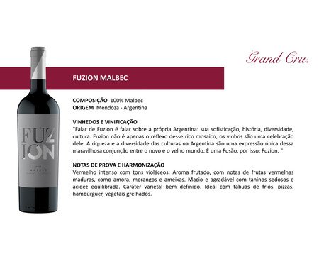 Vinho Fuzion Malbec | Westwing