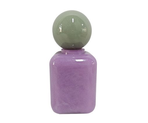 Garrafa Decorativa Petúnia Verde e Roxo, Colorido | WestwingNow