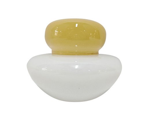 Garrafa Decorativa Duetto Amarelo e Branco, Colorido | WestwingNow