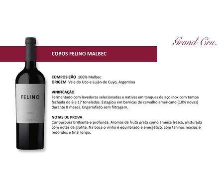 Vinho Cobos Felino Malbec | Westwing