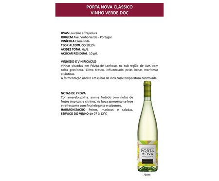 Vinho Ermelinda Porta Nova Classico | Westwing