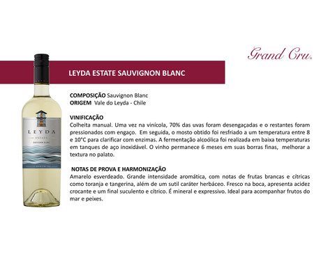 Vinho Leyda Estate Sauvignon Blanc | Westwing