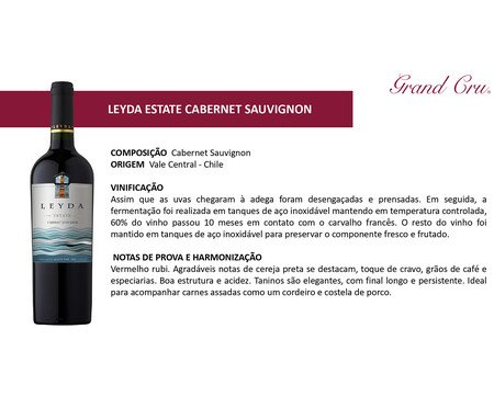 Vinho Leyda Estate Cabernet Sauvignon 2022 | Westwing