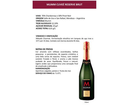 Espumante Mumm Cuvee Reserve Brut | Westwing