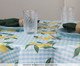 Toalha de Mesa Redonda Limão Siciliano Azul Claro, blue | WestwingNow