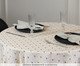 Toalha de Mesa Redonda Xadrez Abelhas Amarelo, yellow | WestwingNow
