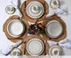Aparelho de Jantar em Stoneware Raio, beige | WestwingNow