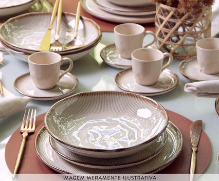 Aparelho de Jantar em Stoneware Raio | Westwing
