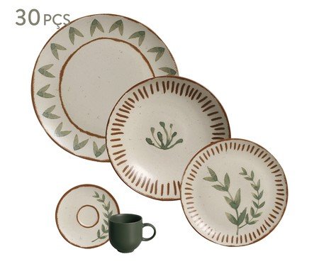 Aparelho de Jantar em Stoneware Magari - 30Pçs | Westwing