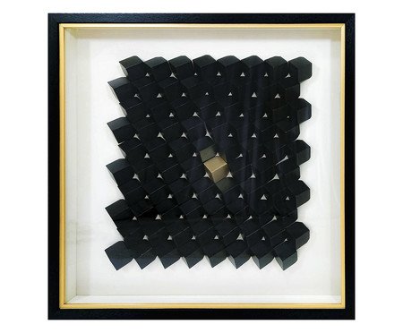 Quadro Abstrato de Cubos | Westwing