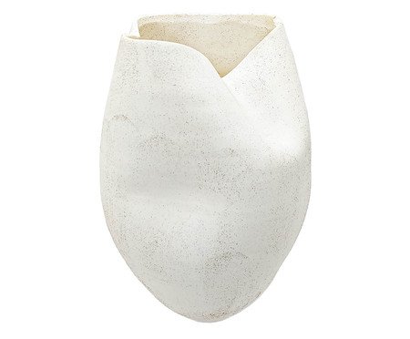 Vaso em Porcelana Branco - 24X39cm | Westwing