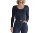Camiseta Pima Gola U Manga Longa Feminina Azul Marinho, blue | WestwingNow