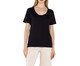 Camiseta Pima Gola U Feminina Preta, black | WestwingNow