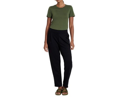 Camiseta Pima Feminina Verde Oliva | Westwing