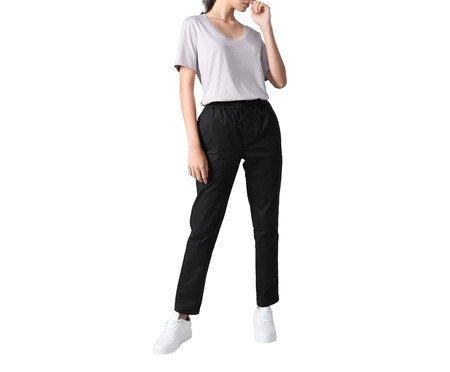 Camiseta Pima Gola U Feminina Cinza Claro | Westwing