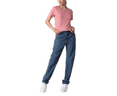 Camiseta Pima Feminina Rosê | Westwing