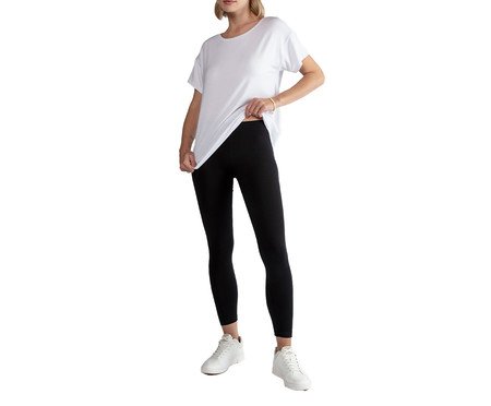 Calça Legging Pima Feminina Preta | Westwing