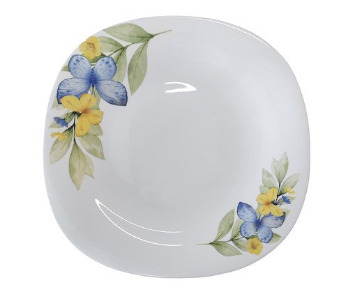Prato Para Sobremesa Cerulea - 20X2X20X20cm, white | WestwingNow