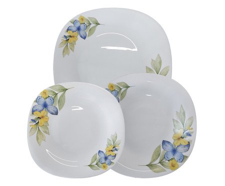 Prato Raso Cerulea - 26X2,5X26X26cm | Westwing