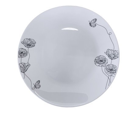 Prato Fundo Ivory - 20X4X20X20cm | Westwing