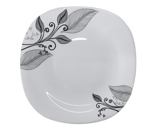 Prato Para Sobremesa Sienna - 20X2X20X20cm, white | WestwingNow
