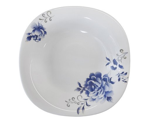 Prato Fundo Aurora - 21,5X4X21,5X21,5cm, white | WestwingNow