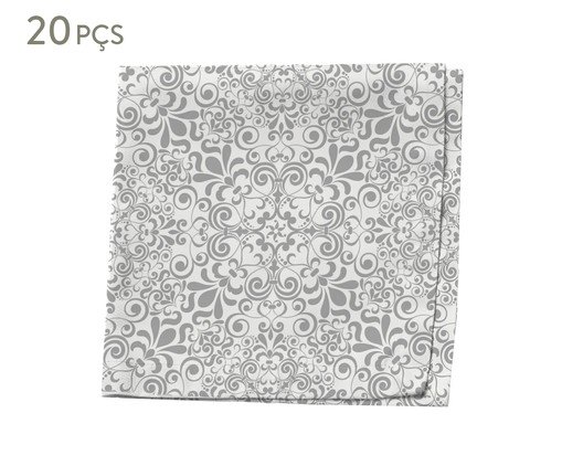 Jogo de Guardanapos de Papel Decorado Duplo Seren - 16,5X1,6X16,5cm, multicolor | WestwingNow