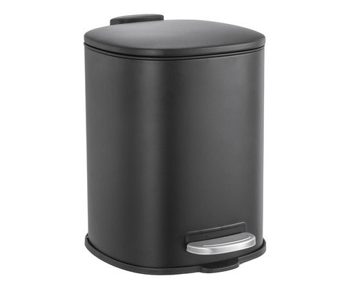 Lixeira Titanus Preto - 3L, black | WestwingNow