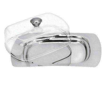 Mantegueira Com Prato Inox Smooth - 18,5X5,5X12,5cm | Westwing