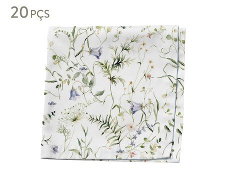 Jogo de Guardanapos de Papel Decorado Duplo Petals - 16,5X1,6X16,5cm | Westwing