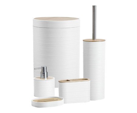 Kit Para Banheiro Linea Branco | Westwing