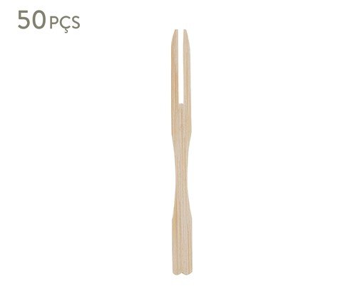 Jogo de Espetos para Petisco de Bambu Peças Spike, Natural | WestwingNow